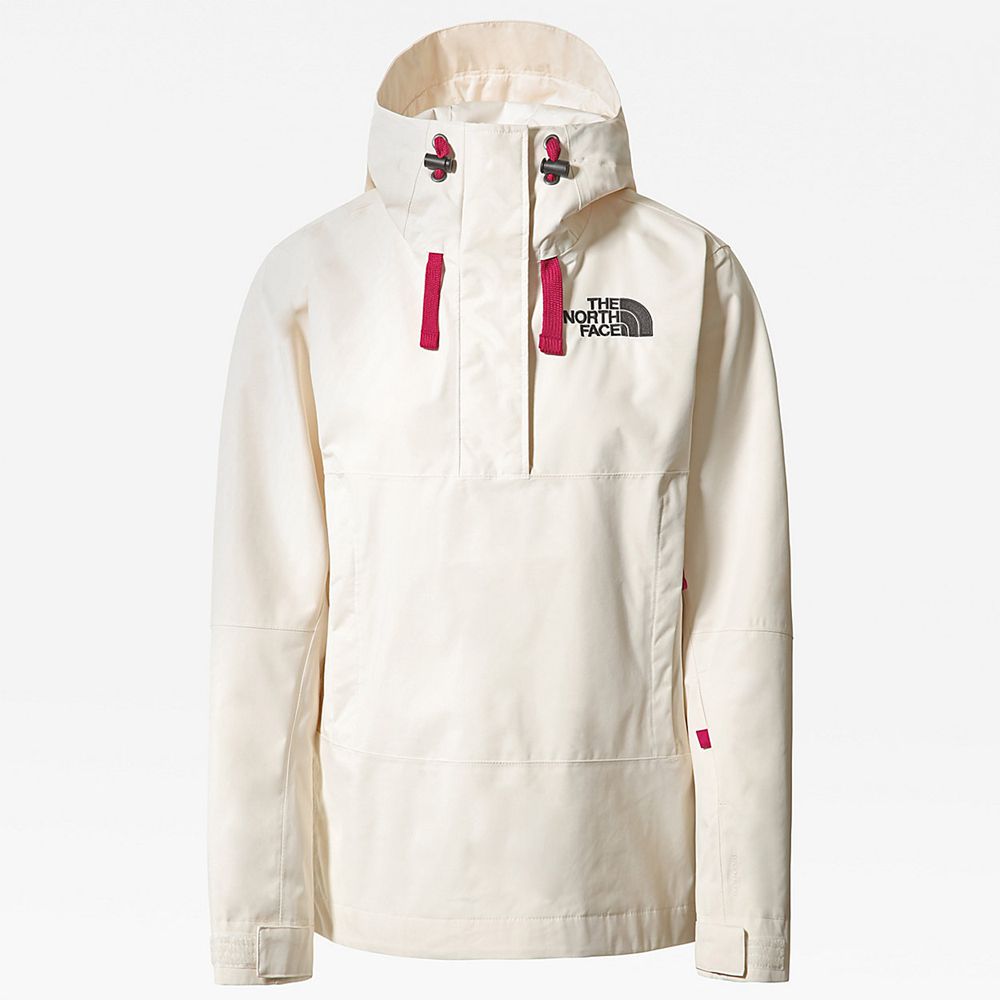 The North Face Ski Jacket Womens Australia - The North Face Tanager Fanorak White Skiing And Snowboa